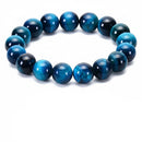 Bracelet oeil de tigre bleu