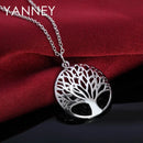 Arbre de vie pendentif argent