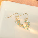 Boucles oreilles feuilles