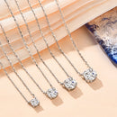 Collier diamant moissanite