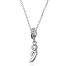 Collier initiale argent