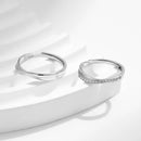Bague argent couple