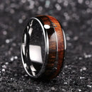 Bague argent bois