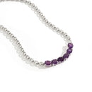 Collier améthyste argent