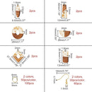 Kit boucle d oreille resine