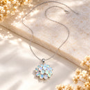 Collier argent et pendentif opale