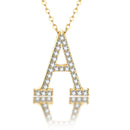 Collier lettre initiale