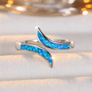 Bijoux en opale bleue