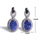 Boucle d'oreilles pierre tanzanite