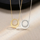 Collier rond en argent