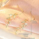 Boucles oreilles feuilles