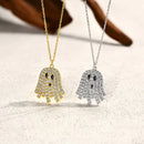 Collier fantôme argent