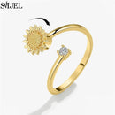 Bague marguerite argent