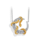 Collier serpent dorée
