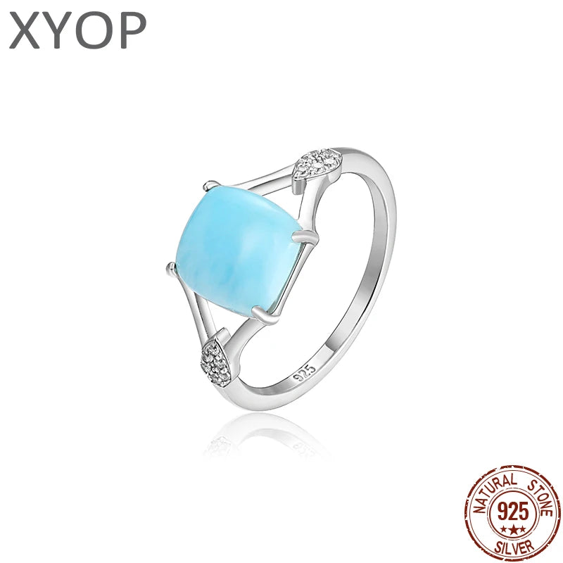 Bague en larimar