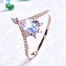 Bague fiancaille quartz 925 Sterling - Ma Passion - Fabrication de bijoux