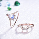 Bague fiancaille quartz 925 Sterling - Ma Passion - Fabrication de bijoux