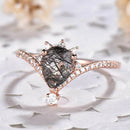 Bague fiancaille quartz 925 Sterling - Ma Passion - Fabrication de bijoux