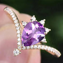 Bague fiancaille quartz 925 Sterling - Ma Passion - Fabrication de bijoux