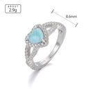 Bague larimar argent - Ma Passion - Fabrication de bijoux