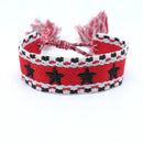 Bracelet brodé - Ma Passion - Fabrication de bijoux