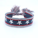 Bracelet brodé - Ma Passion - Fabrication de bijoux