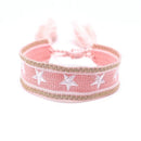 Bracelet brodé - Ma Passion - Fabrication de bijoux