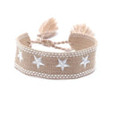 Bracelet brodé - Ma Passion - Fabrication de bijoux