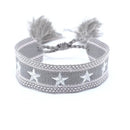 Bracelet brodé - Ma Passion - Fabrication de bijoux