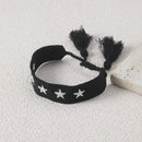 Bracelet brodé - Ma Passion - Fabrication de bijoux