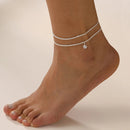 Bracelet cheville coquillage - Ma Passion - Fabrication de bijoux