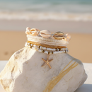 Bracelet cheville coquillage