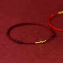 Bracelet cordon rouge - Ma Passion - Fabrication de bijoux