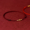 Bracelet cordon rouge - Ma Passion - Fabrication de bijoux