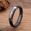 Bracelet cuir homme artisanal - Ma Passion - Fabrication de bijoux