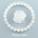 Bracelet en perle blanche - Ma Passion - Fabrication de bijoux