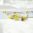 Bracelet fleurs sechees - Ma Passion - Fabrication de bijoux