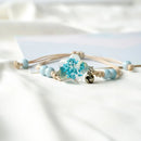 Bracelet fleurs sechees - Ma Passion - Fabrication de bijoux