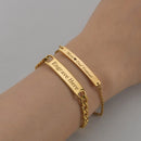 Bracelet homme avec prenom - Ma Passion - Fabrication de bijoux