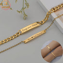 Bracelet homme avec prenom - Ma Passion - Fabrication de bijoux