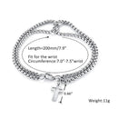 Bracelet homme croix - Ma Passion - Fabrication de bijoux