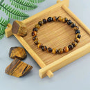 Bracelet homme oeil de tigre - Ma Passion - Fabrication de bijoux