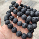 Bracelet homme pierre de lave - Ma Passion - Fabrication de bijoux