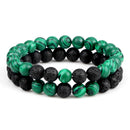 Bracelet homme vert - Ma Passion - Fabrication de bijoux