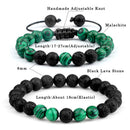 Bracelet homme vert - Ma Passion - Fabrication de bijoux
