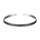 Bracelet jonc homme argent - Ma Passion - Fabrication de bijoux