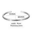 Bracelet jonc homme argent - Ma Passion - Fabrication de bijoux