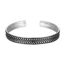 Bracelet jonc homme argent - Ma Passion - Fabrication de bijoux