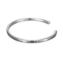 Bracelet jonc homme argent - Ma Passion - Fabrication de bijoux