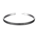 Bracelet jonc homme argent - Ma Passion - Fabrication de bijoux